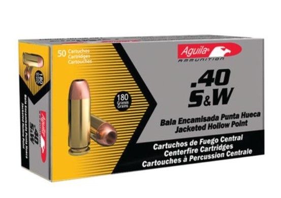 AGUILA 40SW 180GR FN JHP 50 - 556 Black Friday Promotion